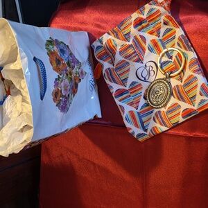 🎁 NWoT ✝️ BRIGHTON ✝️ "PROTECTION OF HEAVEN'S ANGELS" 😇 KEYCHAIN 🎁In Gift Bag